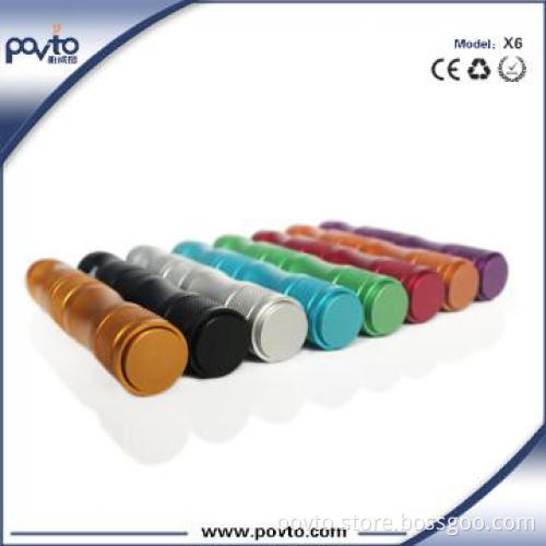 2013 Newest Herb Wax huge vapor x6 tank kts e-cig hot sale in USA
